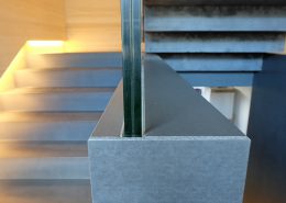 Treppe Wange aus Beton