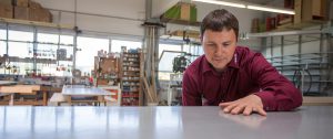 samtige Oberfläche Beton