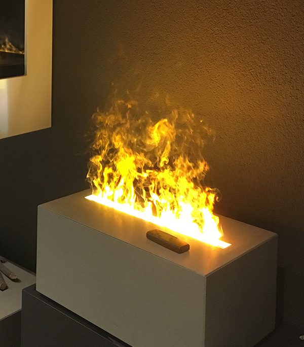 Effekt Feuer in Betonblock