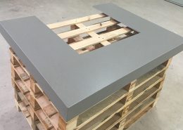 Feuertisch aus Beton für Schweden