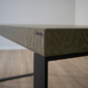 Betontisch Nico - Silbergrau natur + pulverbeschichtet RAL7021